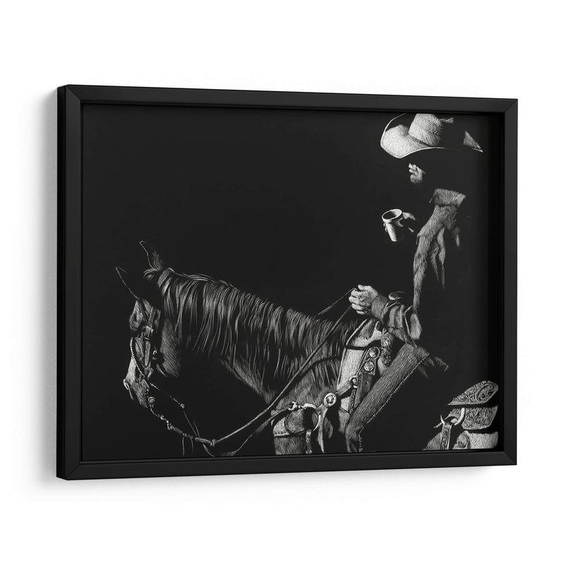 Scratchboard De Vaquero I - Julie T. Chapman | Cuadro decorativo de Canvas Lab