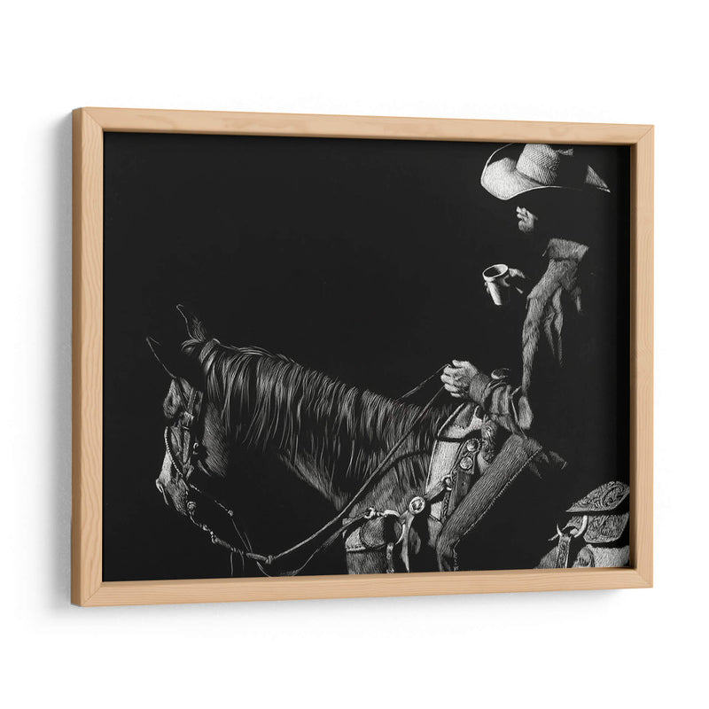 Scratchboard De Vaquero I - Julie T. Chapman | Cuadro decorativo de Canvas Lab