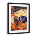 Black Cat Michael Jordan | Cuadro decorativo de Canvas Lab