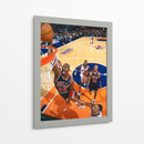 Black Cat Michael Jordan | Cuadro decorativo de Canvas Lab