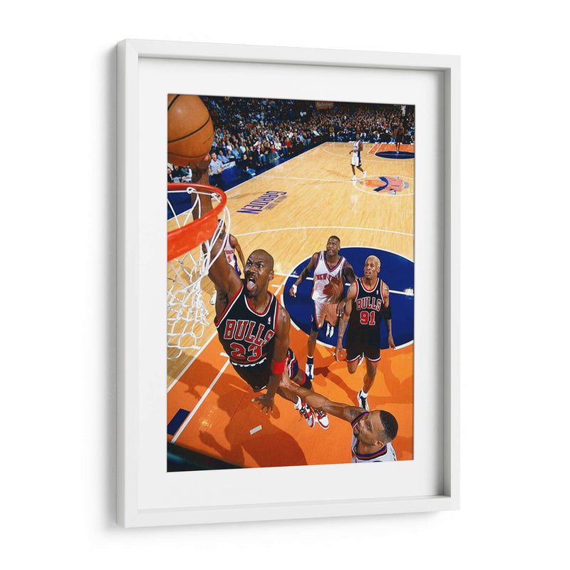 Black Cat Michael Jordan | Cuadro decorativo de Canvas Lab