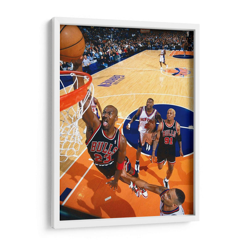 Black Cat Michael Jordan | Cuadro decorativo de Canvas Lab