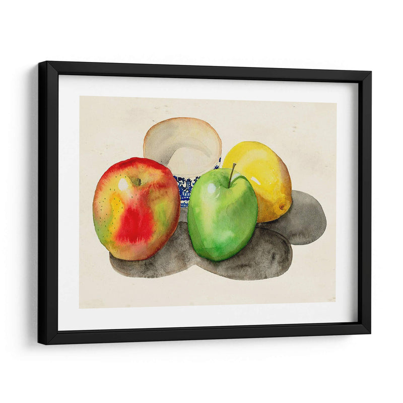 Bodegón Con Manzanas Y Limón Ii. - Alicia Ludwig | Cuadro decorativo de Canvas Lab