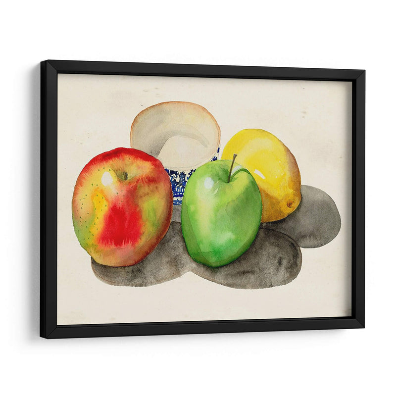 Bodegón Con Manzanas Y Limón Ii. - Alicia Ludwig | Cuadro decorativo de Canvas Lab