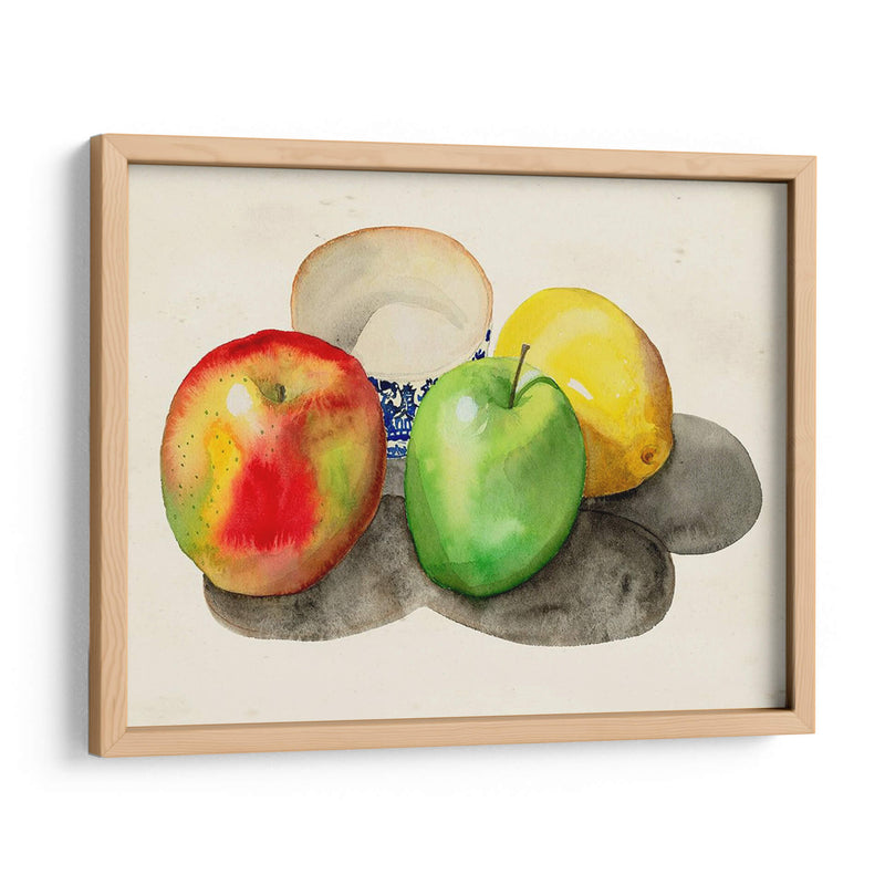 Bodegón Con Manzanas Y Limón Ii. - Alicia Ludwig | Cuadro decorativo de Canvas Lab