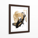 Splash Negro Y Dorado I - Jennifer Goldberger | Cuadro decorativo de Canvas Lab