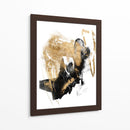 Splash Negro Y Dorado I - Jennifer Goldberger | Cuadro decorativo de Canvas Lab