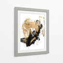 Splash Negro Y Dorado I - Jennifer Goldberger | Cuadro decorativo de Canvas Lab