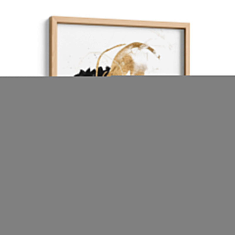 Splash Negro Y Dorado Ii - Jennifer Goldberger | Cuadro decorativo de Canvas Lab