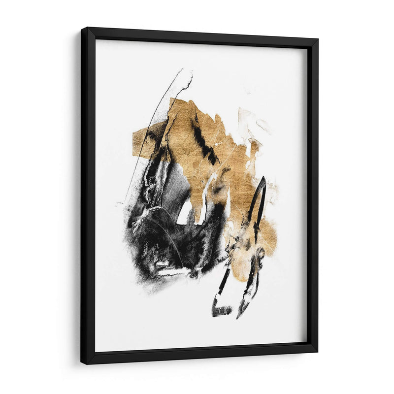 Black Y Gold Splash Iv - Jennifer Goldberger | Cuadro decorativo de Canvas Lab