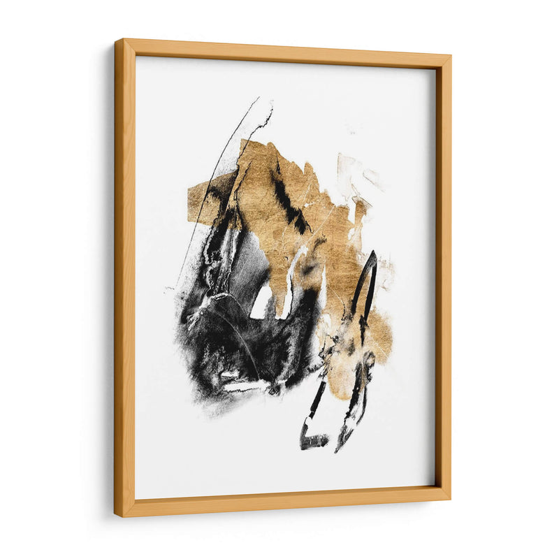 Black Y Gold Splash Iv - Jennifer Goldberger | Cuadro decorativo de Canvas Lab