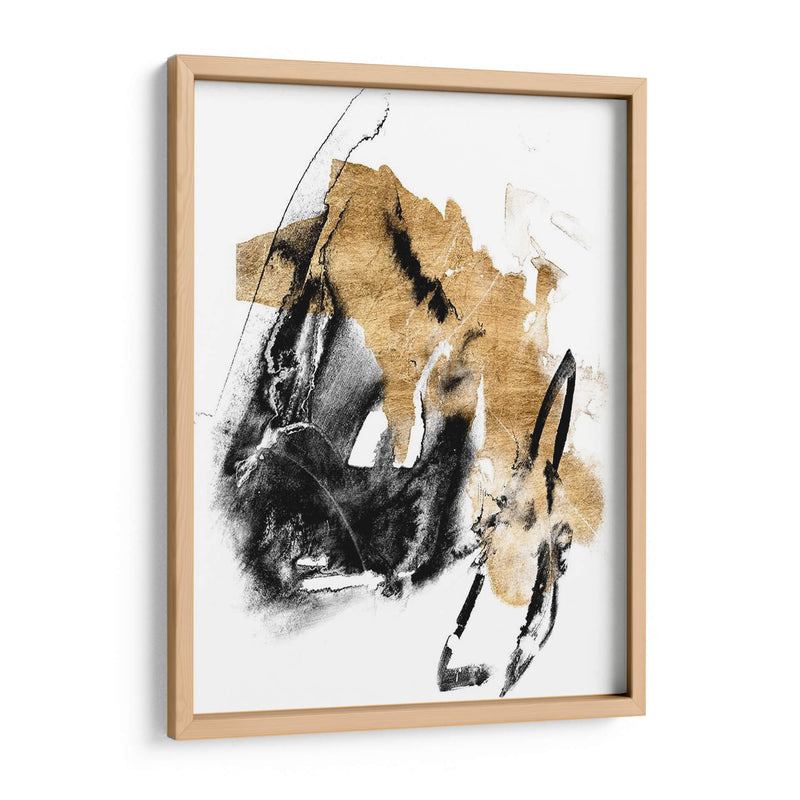 Black Y Gold Splash Iv - Jennifer Goldberger | Cuadro decorativo de Canvas Lab