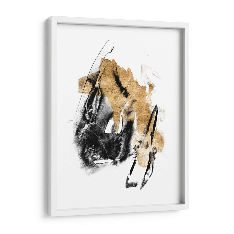 Black Y Gold Splash Iv - Jennifer Goldberger | Cuadro decorativo de Canvas Lab