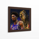 Joel Embiid | Cuadro decorativo de Canvas Lab