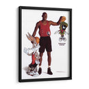 Jordan and the Looney Tunes | Cuadro decorativo de Canvas Lab