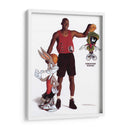 Jordan and the Looney Tunes | Cuadro decorativo de Canvas Lab