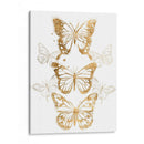 Contornos De Mariposa De Oro I - June Erica Vess | Cuadro decorativo de Canvas Lab