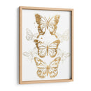 Contornos De Mariposa De Oro I - June Erica Vess | Cuadro decorativo de Canvas Lab