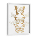 Contornos De Mariposa De Oro I - June Erica Vess | Cuadro decorativo de Canvas Lab