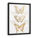 Contornos De Mariposa De Oro Ii - June Erica Vess | Cuadro decorativo de Canvas Lab