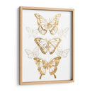 Contornos De Mariposa De Oro Ii - June Erica Vess | Cuadro decorativo de Canvas Lab