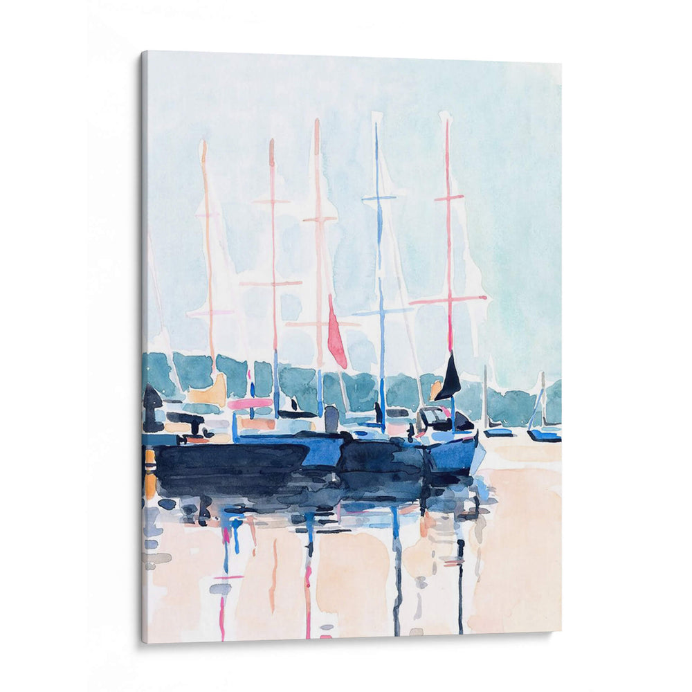 Acuarela Boat Club I - Emma Scarvey | Cuadro decorativo de Canvas Lab