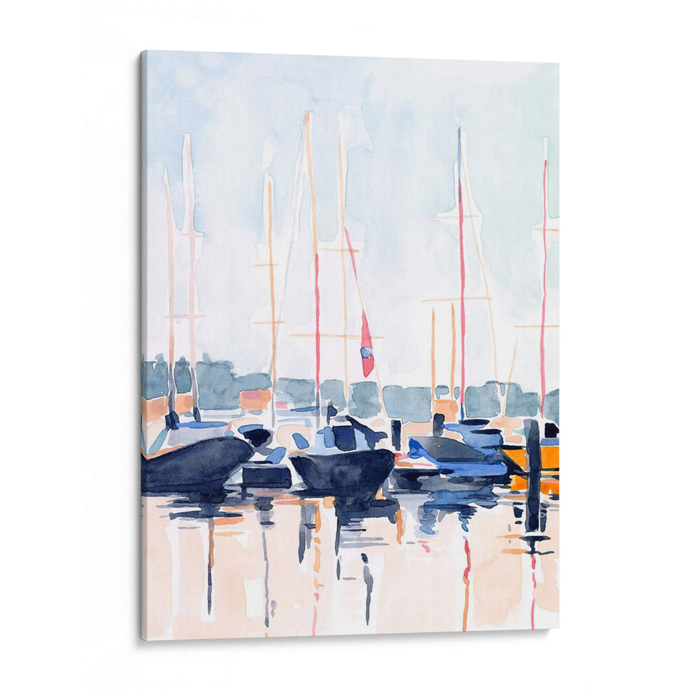 Acuarela Boat Club Ii - Emma Scarvey | Cuadro decorativo de Canvas Lab