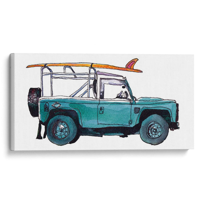 Coche De Surf I - Scherrer Finch | Cuadro decorativo de Canvas Lab