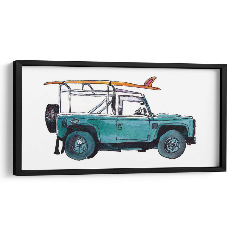 Coche De Surf I - Scherrer Finch | Cuadro decorativo de Canvas Lab