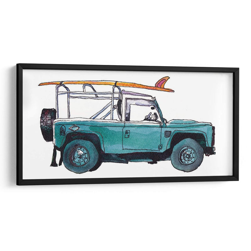 Coche De Surf I - Scherrer Finch | Cuadro decorativo de Canvas Lab