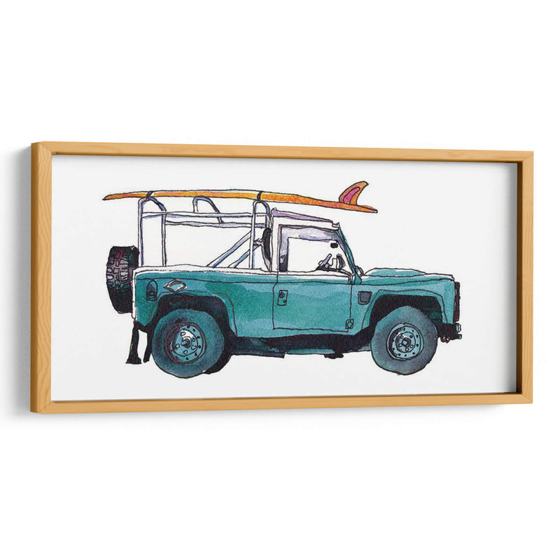 Coche De Surf I - Scherrer Finch | Cuadro decorativo de Canvas Lab