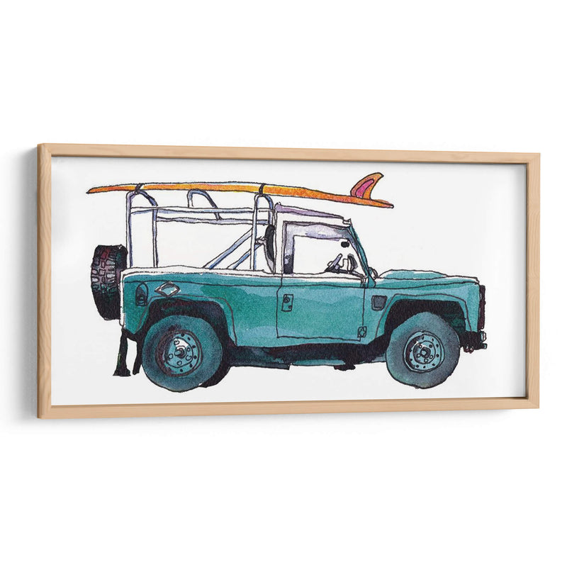 Coche De Surf I - Scherrer Finch | Cuadro decorativo de Canvas Lab