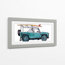 Coche De Surf I - Scherrer Finch | Cuadro decorativo de Canvas Lab