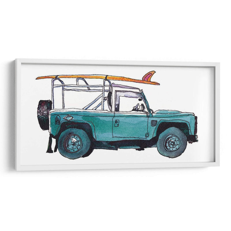 Coche De Surf I - Scherrer Finch | Cuadro decorativo de Canvas Lab