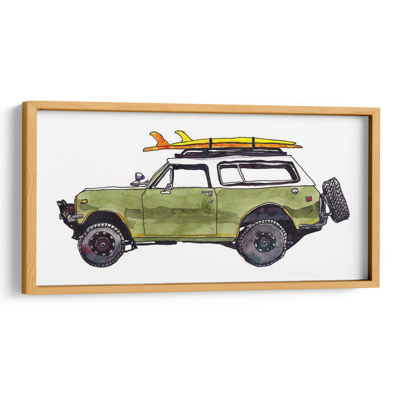 Coche De Surf Ii - Scherrer Finch | Cuadro decorativo de Canvas Lab