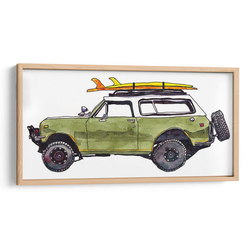 Coche De Surf Ii - Scherrer Finch | Cuadro decorativo de Canvas Lab