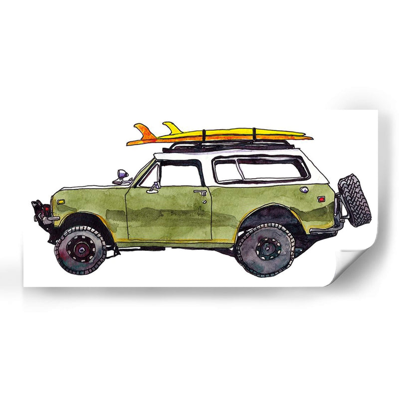 Coche De Surf Ii - Scherrer Finch | Cuadro decorativo de Canvas Lab