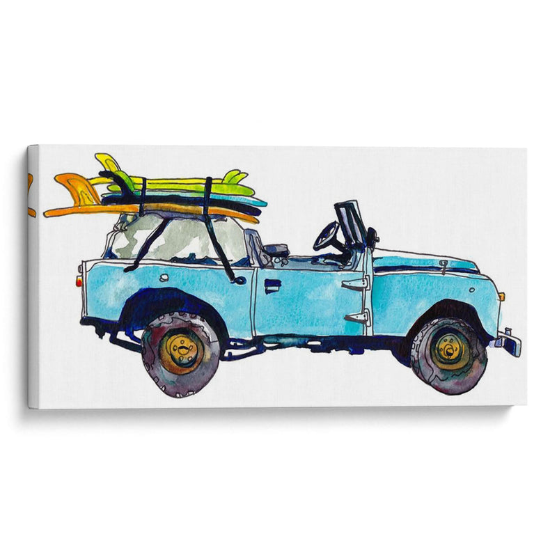 Coche De Surf Iii - Scherrer Finch | Cuadro decorativo de Canvas Lab