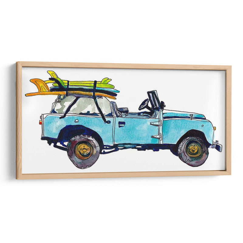 Coche De Surf Iii - Scherrer Finch | Cuadro decorativo de Canvas Lab