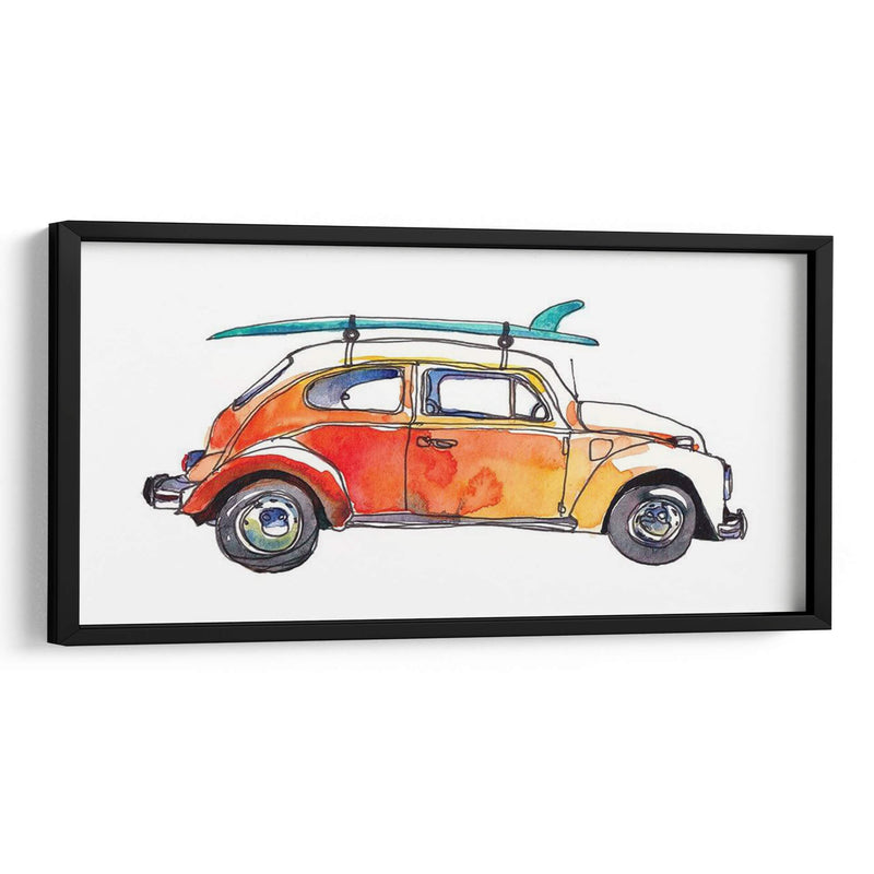 Coche De Surf V - Scherrer Finch | Cuadro decorativo de Canvas Lab