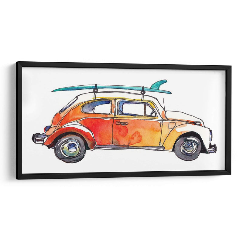 Coche De Surf V - Scherrer Finch | Cuadro decorativo de Canvas Lab