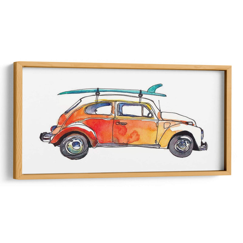 Coche De Surf V - Scherrer Finch | Cuadro decorativo de Canvas Lab