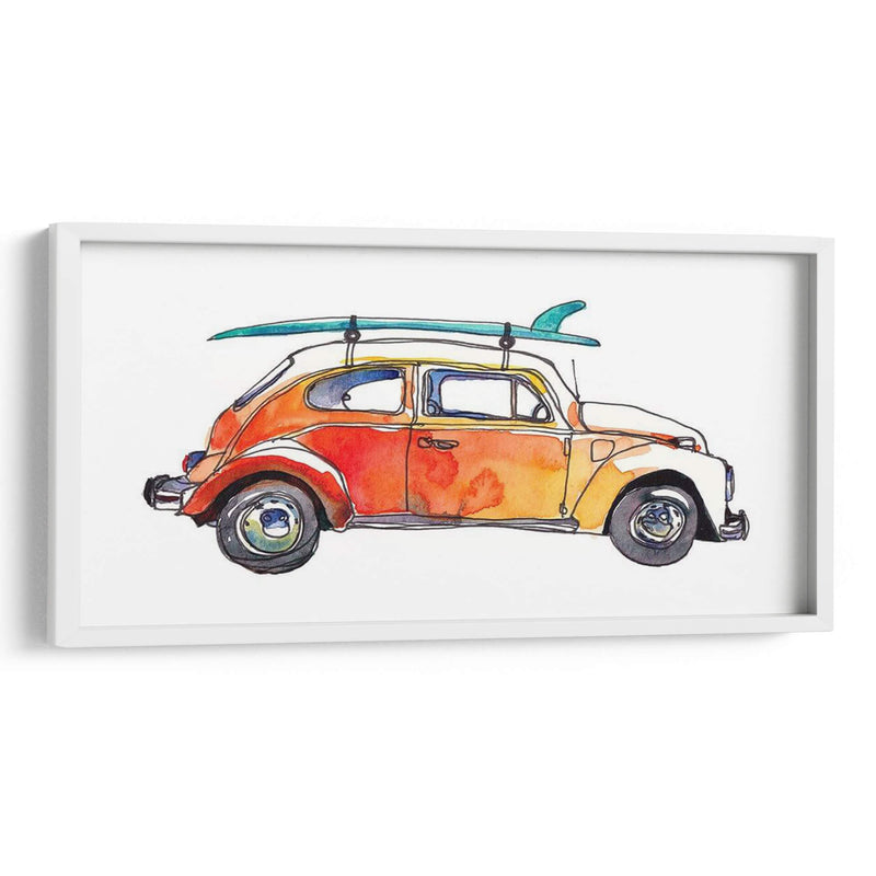 Coche De Surf V - Scherrer Finch | Cuadro decorativo de Canvas Lab