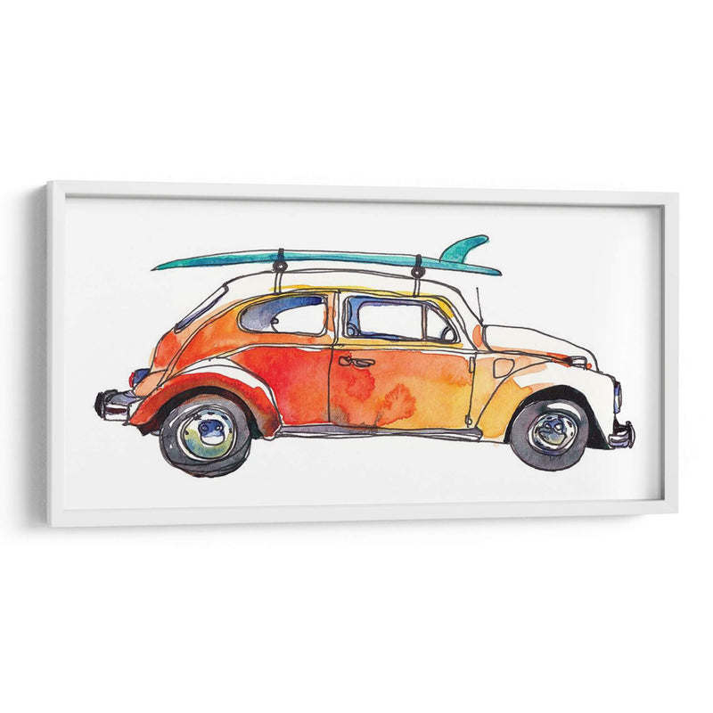 Coche De Surf V - Scherrer Finch | Cuadro decorativo de Canvas Lab