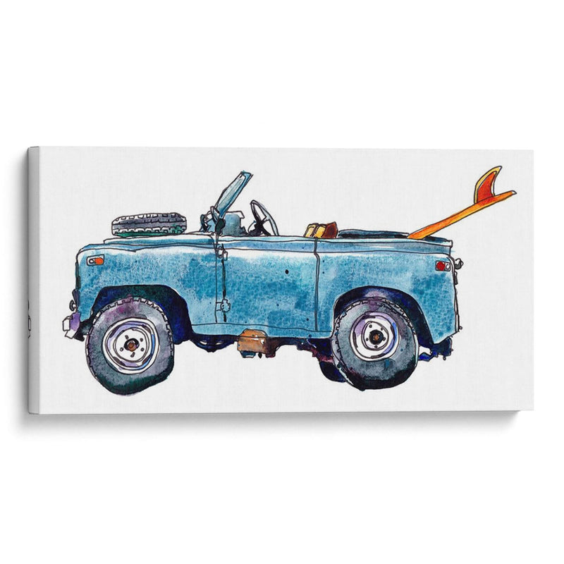 Coche De Surf Vi - Scherrer Finch | Cuadro decorativo de Canvas Lab