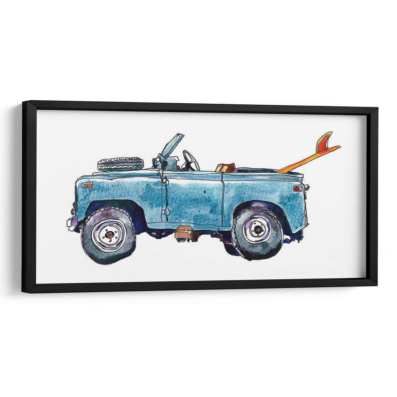 Coche De Surf Vi - Scherrer Finch | Cuadro decorativo de Canvas Lab