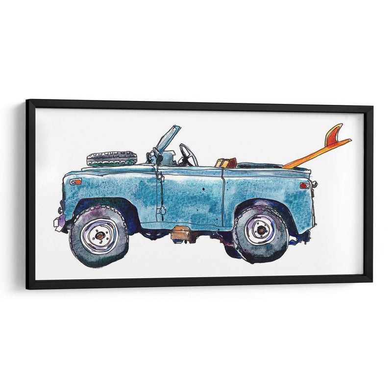 Coche De Surf Vi - Scherrer Finch | Cuadro decorativo de Canvas Lab