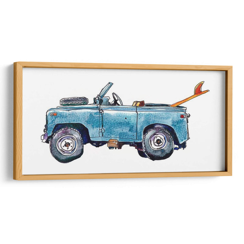 Coche De Surf Vi - Scherrer Finch | Cuadro decorativo de Canvas Lab