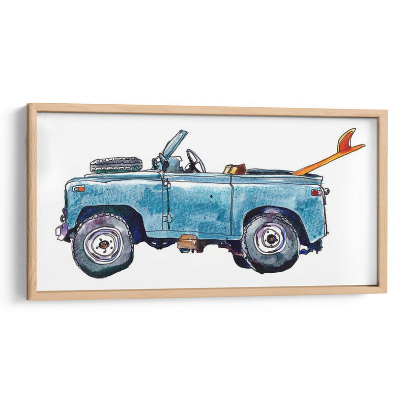 Coche De Surf Vi - Scherrer Finch | Cuadro decorativo de Canvas Lab