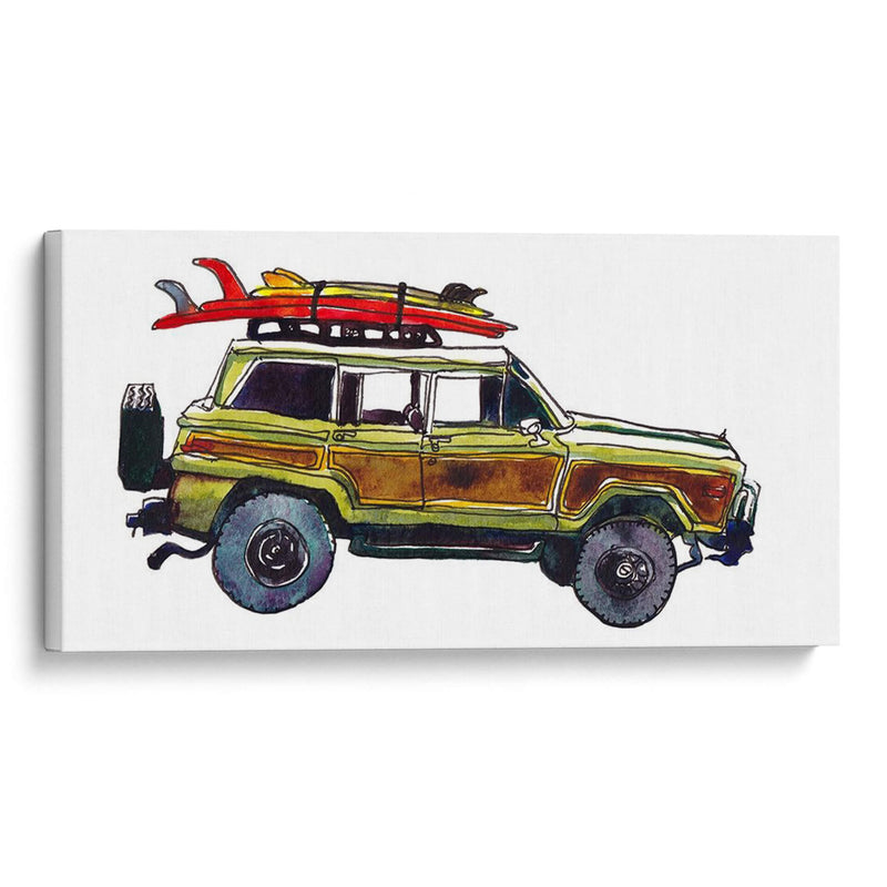 Coche De Surf Vii - Scherrer Finch | Cuadro decorativo de Canvas Lab